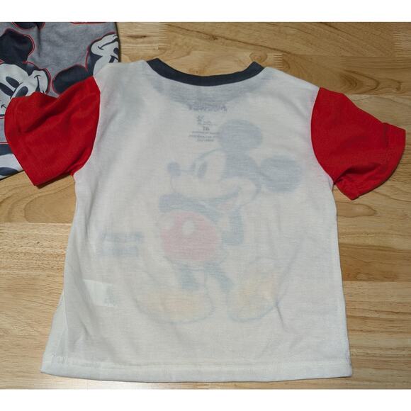 Disney Mickey Mouse Pajama Set Toddler 4T Shirt and Pants Flame Resistant Kids - Picture 6 of 8